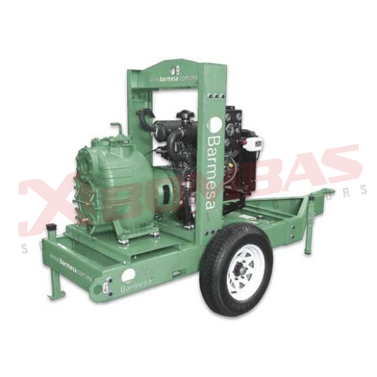 MODELO SH3U-7.5-4 BARNES BOMBA AUTOCEBANTE TRAGASÓLIDOS TRANSMISIÓN UNIVERSAL
