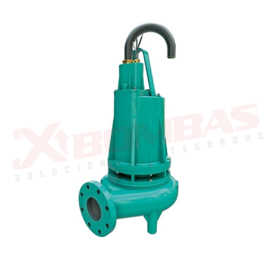 1C0061WM - NE 4 45-4-220 - WDM BOMBA AGUAS RESIDUALES MATERIAL HIERRO MOTOR ELÉCTRICO A 1,800 RPM