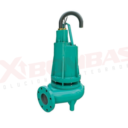 1C0067WM - NE 4 75-4-440 - WDM BOMBA AGUAS RESIDUALES MATERIAL HIERRO MOTOR ELÉCTRICO A 1,800 RPM