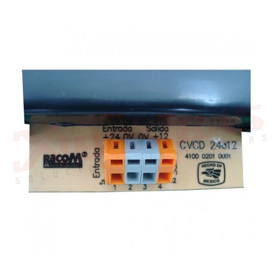 CVCD 24 a 12, RACOM, CONVERTIDOR DE VOLTAJE