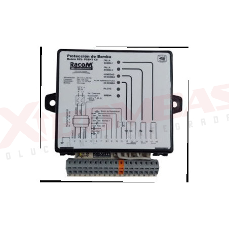 DLC P2BHT CS, RACOM, PROTECTOR HUMEDAD Y TEMPERATURA PARA 2 BOMBAS.