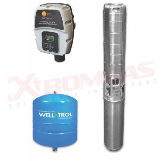 MODELO EBS-01DSP2507V-2P-WX102TK BARNES EQUIPO INTEGRADO BOOSTER SYSTEM (PRESIÓN CONSTANTE)
