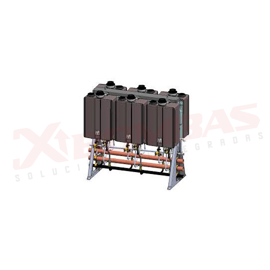 MODELO 1129-355 RINNAI CALENTADOR RACK TYPE-RS06 EXTERIOR EN PISO, 6 ...
