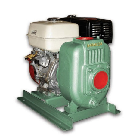 MODELO 18M-GX270 EN BASE DE ACERO SIN RUEDAS BARNES BOMBA AUTOCEBANTE MOTOR A GASOLINA HONDA
