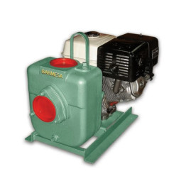 MODELO 22M-GX390 CON RUEDAS DE FIERRO BARNES BOMBA AUTOCEBANTE MOTOR A GASOLINA HONDA