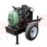 MODELO 40MD-3TNV88 CON RUEDAS NEUMÁTICAS BARNES BOMBA AUTOCEBANTE MOTOR A DIÉSEL YANMAR