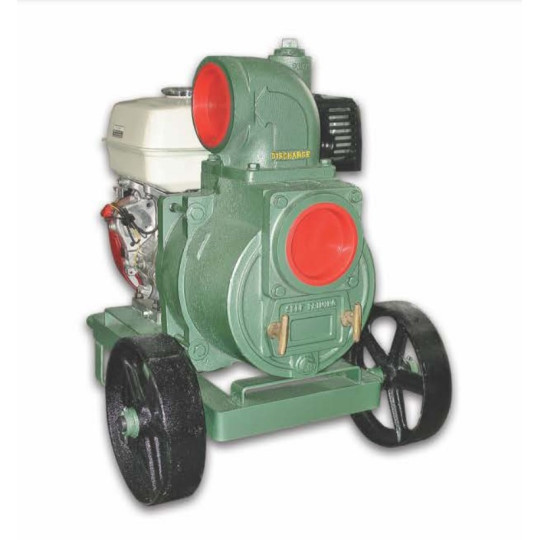 MODELO 4ATS-GX390 EN BASE DE ACERO SIN RUEDAS BARNES BOMBA AUTOCEBANTE TRAGASÓLIDOS MOTOR A GASOLINA HONDA