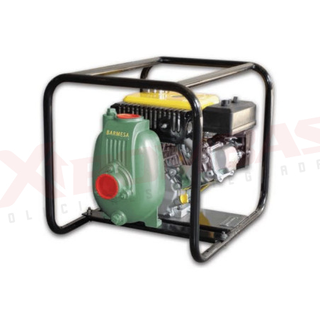 MODELO 8M-93432 / 60010003 EN BASE DE ACERO SIN RUEDAS BARNES BOMBA AUTOCEBANTE MOTOR A GASOLINA BRIGGS & STRATTON