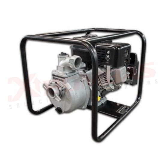 MODELO AL8M-T160 / 70140201 EN BASE DE ACERO SIN RUEDAS BARNES BOMBA AUTOCEBANTE MOTOR A GASOLINA TEK-PRO