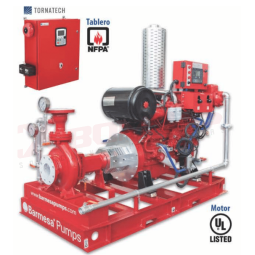 MODELO EH125-80-315/HE6D180-148 BARNES EQUIPOS CONTRAINCENDIO SERIE ECI-UL