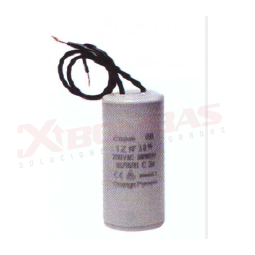 0705 F&Q CBB60/C/14uf/250V CAPACITOR CONTINUO Y ARRANQUE, REDONDO CON CABLE