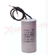 0725 F&Q CBB60/C/120uf/250V CAPACITOR CONTINUO Y ARRANQUE, REDONDO CON CABLE
