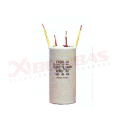 0746 F&Q CBB60/C/41.6+20.8uf/250V CAPACITOR PARA LAVADORA CON CABLE