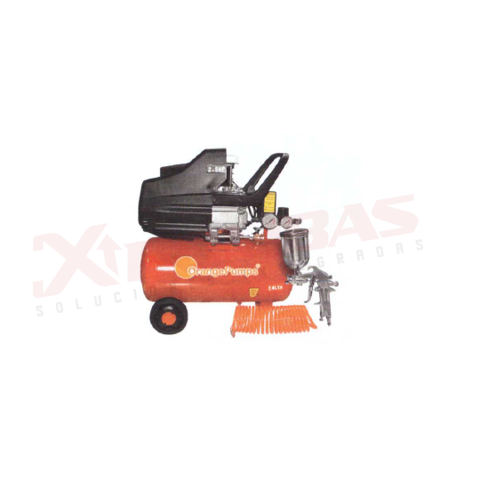 0908 F&Q SGBM24L COMPRESOR DE AIRE CON MOTOR ELÉCTRICO ACOPLADO