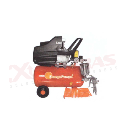 0908 F&Q SGBM24L COMPRESOR DE AIRE CON MOTOR ELÉCTRICO ACOPLADO