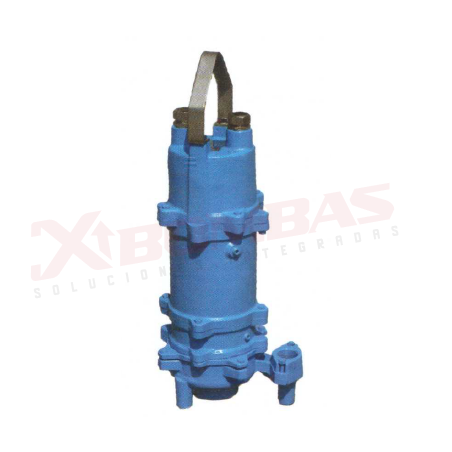 1101 F&Q CFG-2023 BOMBA SUMERGIBLE TRITURADORA LÍNEA AMERICANA 2HP 3 FASES