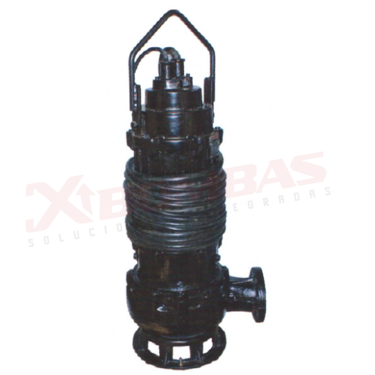 1136 F&Q 200WQ250-25-37 BOMBA SUMERGIBLE LÍNEA AMERICANA AGUA SUCIA 50HP 3 FASES 440V
