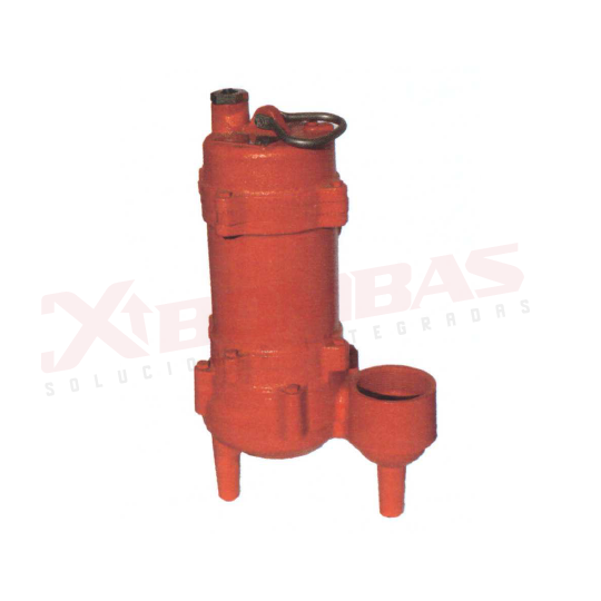 1153 F&Q 80WQ20-21 BOMBA SUMERGIBLE LÍNEA AMERICANA AGUA SUCIA 2HP 2FASES 220 VOLTS.