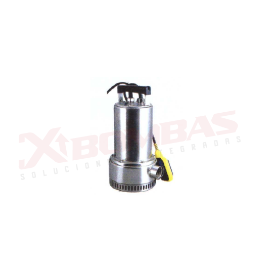 1207 F&Q QDX5-10-0.37B BOMBA SUMERGIBLE LÍNEA ACERO INOXIDABLE AGUA LIMPIA 1/2HP