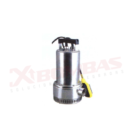 1210 F&Q QDX6-16-0.75B BOMBA SUMERGIBLE LÍNEA ACERO INOXIDABLE AGUA LIMPIA 1HP
