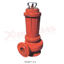 1236 F&Q WQ9-22-2.2 BOMBA SUMERGIBLE AGUA SUCIA 3HP 3FASES