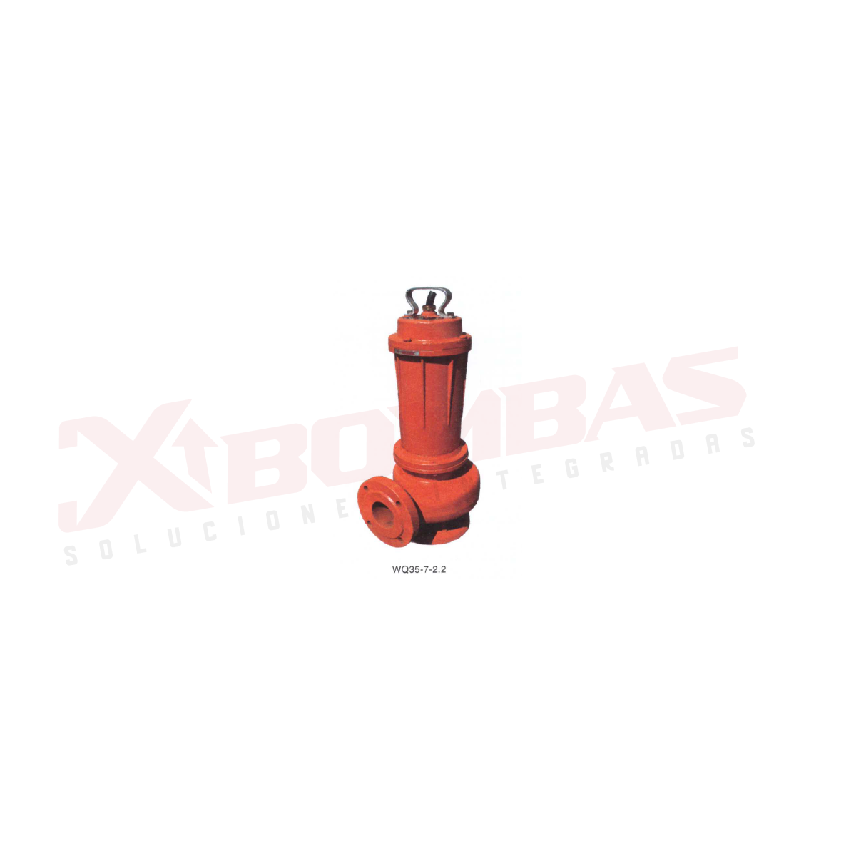 1236 F&Q WQ9-22-2.2 BOMBA SUMERGIBLE AGUA SUCIA 3HP 3FASES