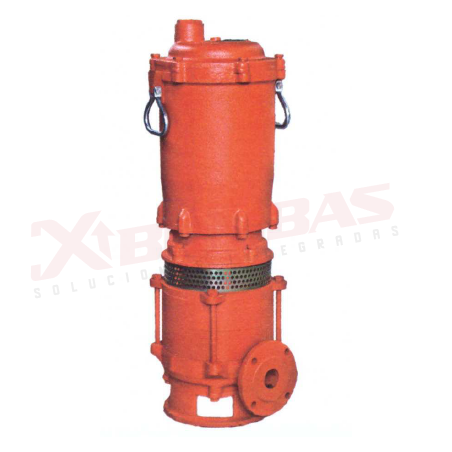 1241 F&Q QX10-64/2-4 BOMBA SUMERGIBLE TIPO MULTITAZONES AGUA LIMPIA 5 1/2HP 3FASES