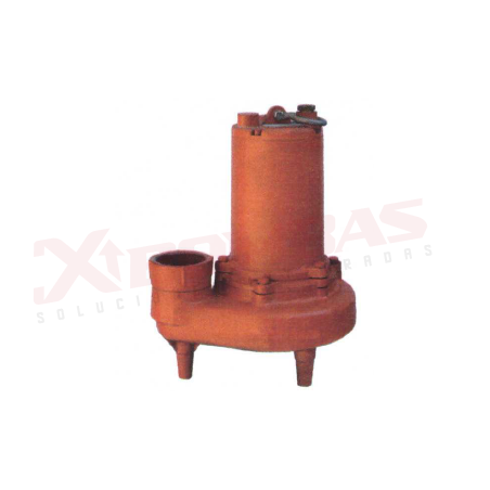 1255 F&Q 80WQ1.5-4P BOMBA SUMERGIBLE DOS ASPAS LÍNEA AMERICANA AGUA SUCIA 2HP 3 FASES 220V.
