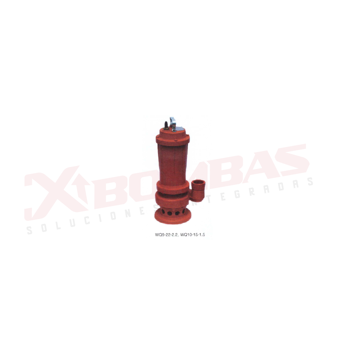 1299 F&Q WQ10-15-1.5 BOMBA SUMERGIBLE AGUA SUCIA 2HP 3FASES