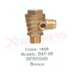 1806 F&Q DXF-08 CHECK BRONCE PARA COMPRESOR