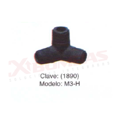 1890 F&Q M3-H CONECTOR DE TRES VÍAS