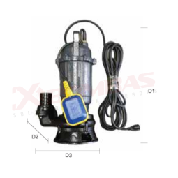 2414 F&Q WQD6-16-0.75 BOMBA SUMERGIBLE AGUA TURBIA