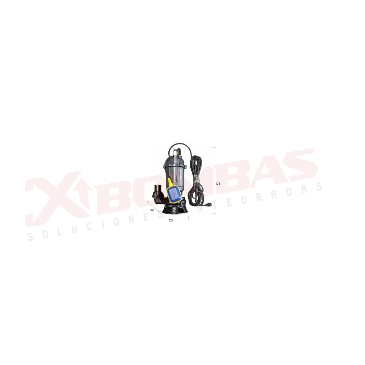 2414 F&Q WQD6-16-0.75 BOMBA SUMERGIBLE AGUA TURBIA