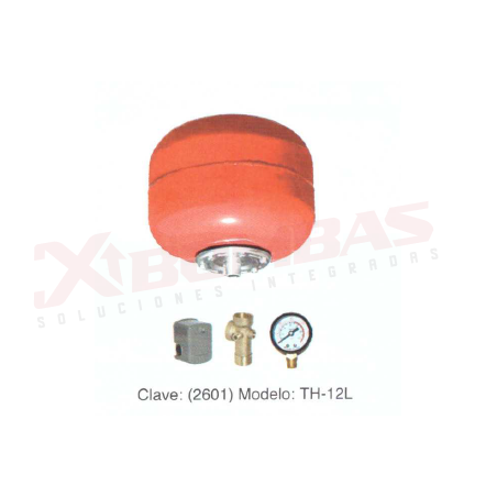 2601 F&Q TH-12L TANQUE VERTICAL CON MEMBRANA INTERCAMBIABLE