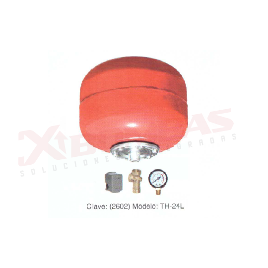 2602 F&Q TH-24L TANQUE VERTICAL CON MEMBRANA INTERCAMBIABLE