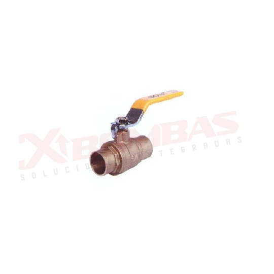 2713 F&Q B1611-1 VÁLVULA ESFERA SOLDABLE (PASO NORMAL)
