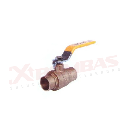 2713 F&Q B1611-1 VÁLVULA ESFERA SOLDABLE (PASO NORMAL)