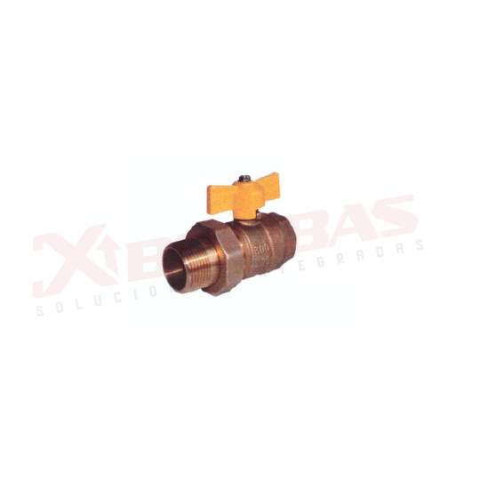 2734 F&Q B1171-1-1/4 VÁLVULA ESFERA CON TUERCA UNIÓN