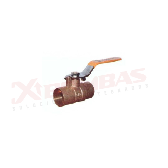 2823 F&Q B1896-1 VÁLVULA ESFERA SOLDABLE (PASO REDUCIDO)