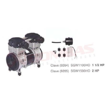 9264 F&Q SGW1100HD COMPRESOR DE AIRE LIBRE DE ACEITE