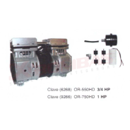 9266 F&Q OR-750HD COMPRESOR DE AIRE LIBRE DE ACEITE