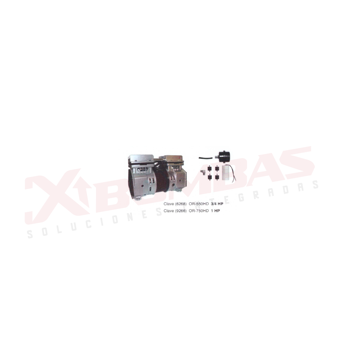 9266 F&Q OR-750HD COMPRESOR DE AIRE LIBRE DE ACEITE