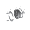 REFACCIÓN FRPV-40SADDLE-F, WATER TEC, HYDRON PORTAMEMBRANA - SERIE FRPV FIBRA DE VIDRIO