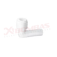 REFACCIÓN HDF-PE0404, WATER TEC, CODO ESPIGA LISA