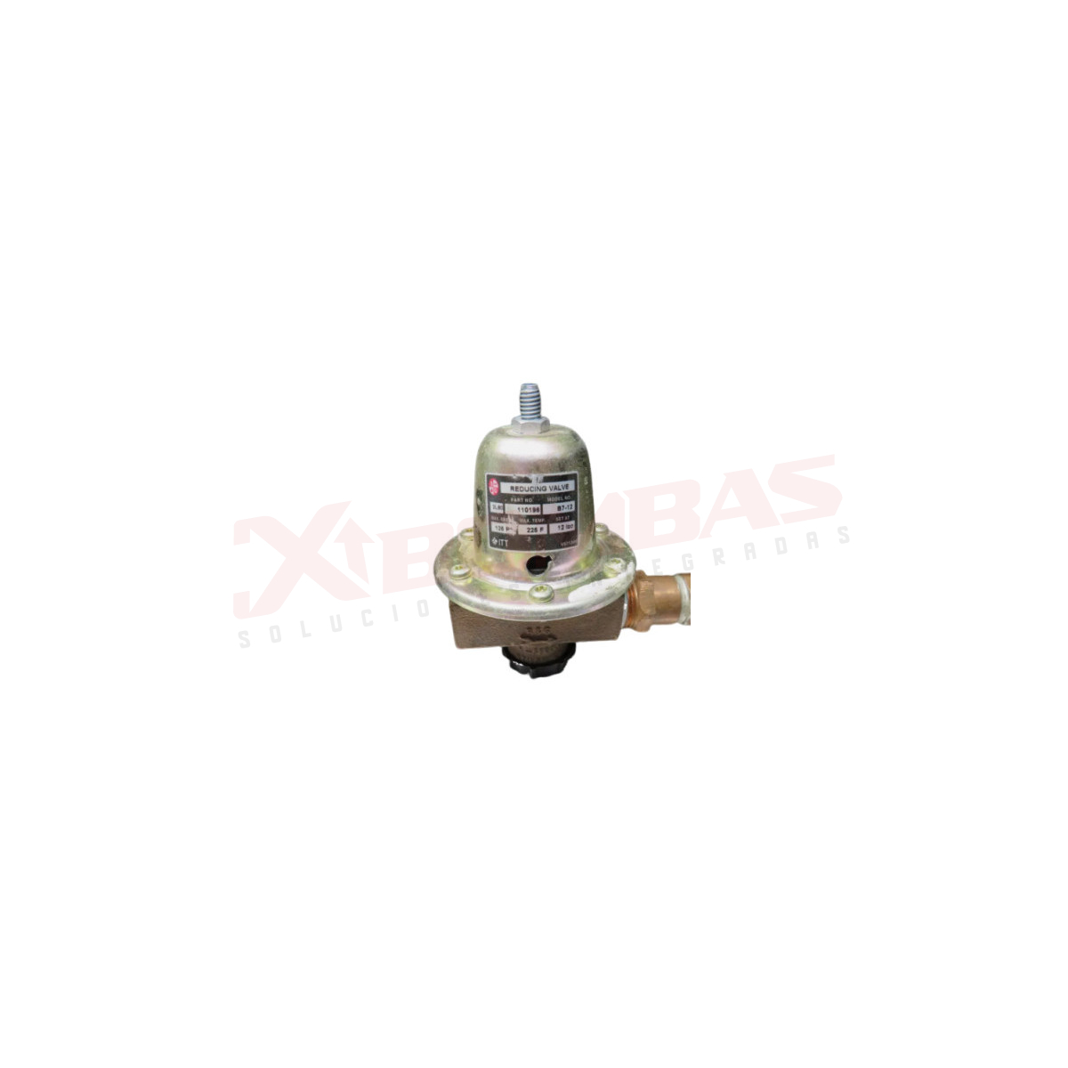 REFACCIÓN B-7 BELL&GOSSETT VÁLVULA REDUCTORA DE PRESIÓN CALIBRADA A 12 LIBRAS EN BRONCE , ROSCABLE, DE 3/4"