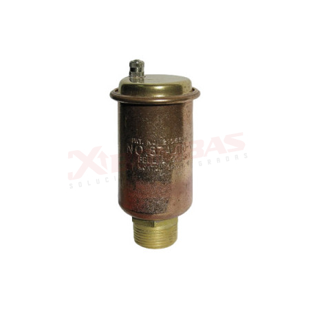 REFACCIÓN 87 VÁLVULA ELIMINADORA DE AIRE, CONSTRUIDA EN BRONCE, CON CONEXIÓN MACHO 3/4" Y HEMBRA 1/2"
