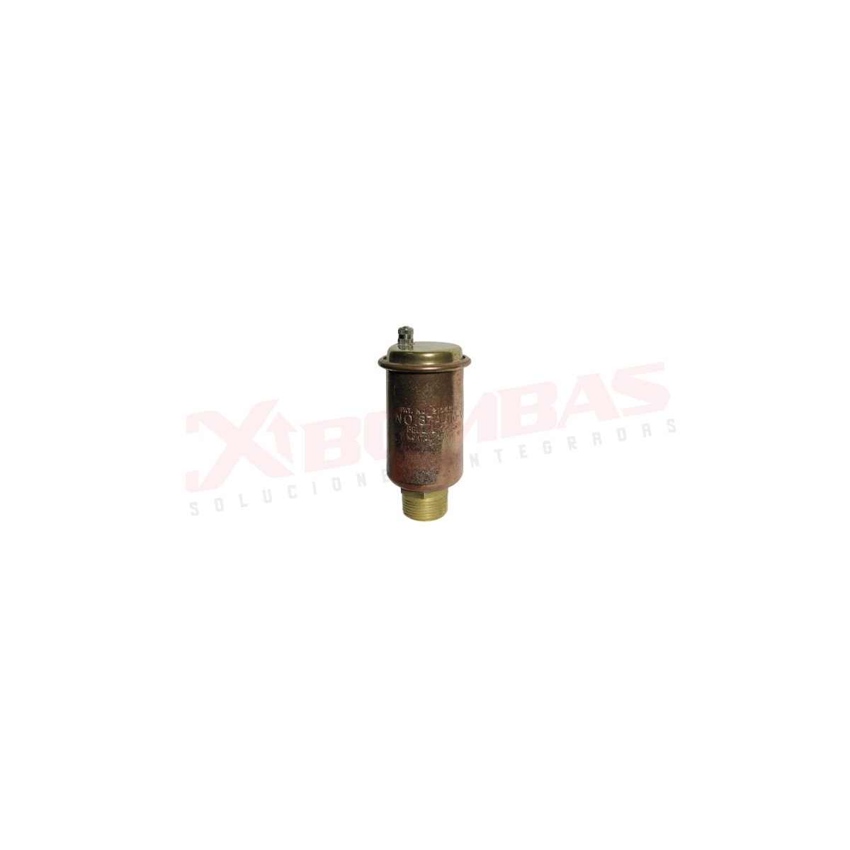REFACCIÓN 87 VÁLVULA ELIMINADORA DE AIRE, CONSTRUIDA EN BRONCE, CON CONEXIÓN MACHO 3/4" Y HEMBRA 1/2"