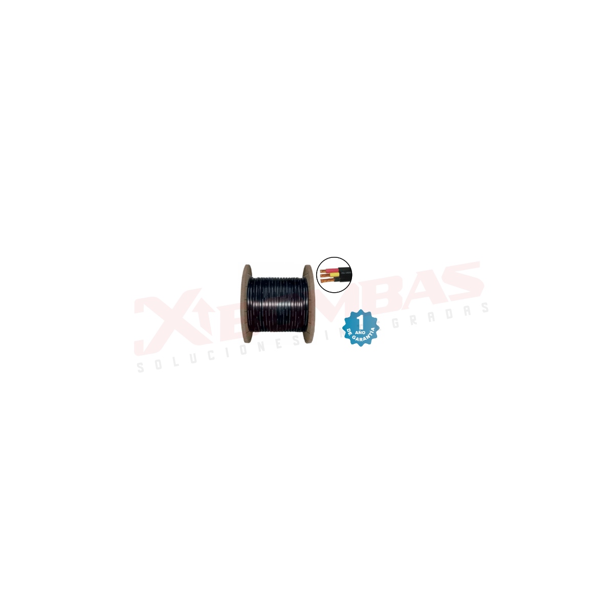 CABLE3X6A, VDE, CABLE PLANO SUMERGIBLE