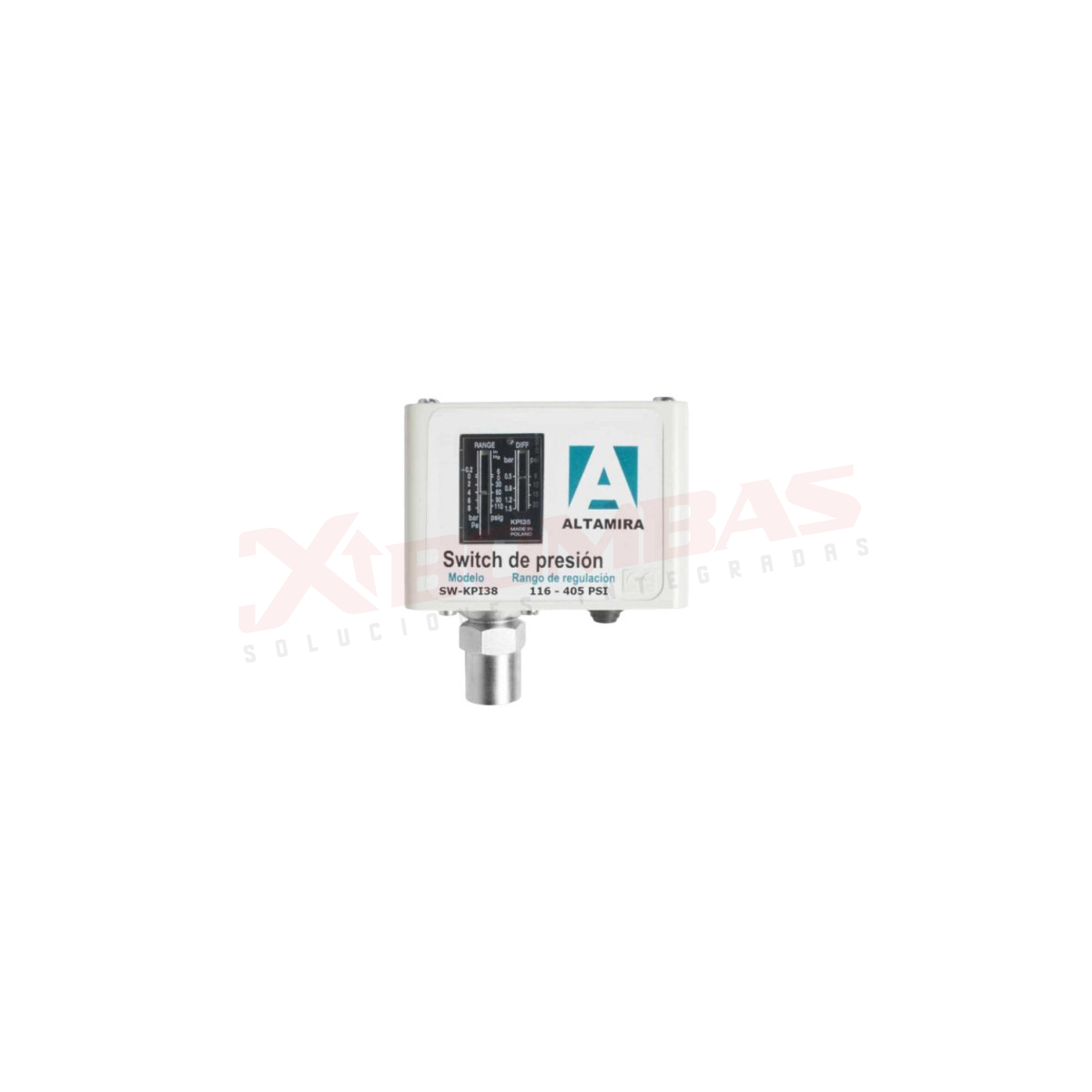 ACCESORIO SW-KPI36, VDE, INTERRUPTOR DE PRESIÓN PARA TRABAJO PESADO