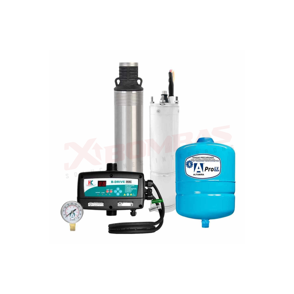 MAX-P-BDRIVEW80-68, VDE, SISTEMA SUMERGIBLE DE PRESIÓN CONSTANTE
